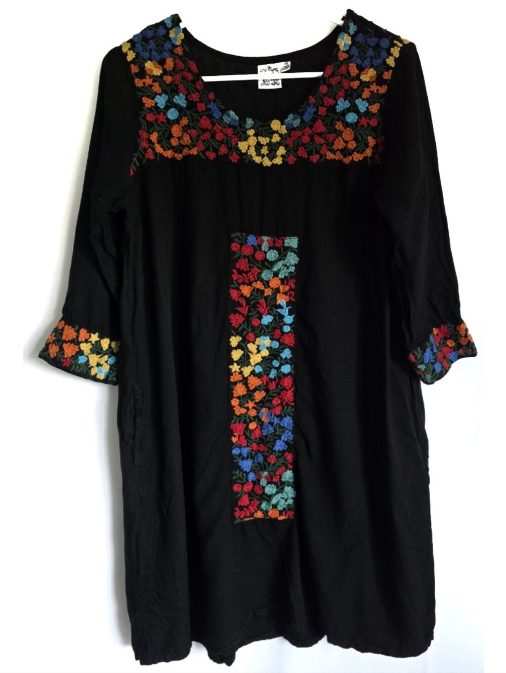 PARSLEY & SAGE Embroidered Boho Dress M